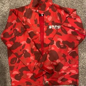bape camo windbreaker